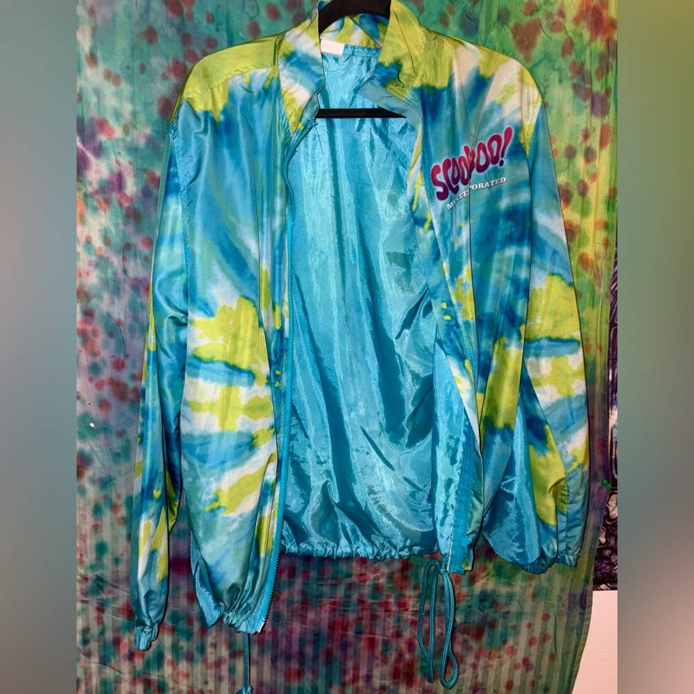 Speedo Men's Tie-Dye Jacket - Blue and Green